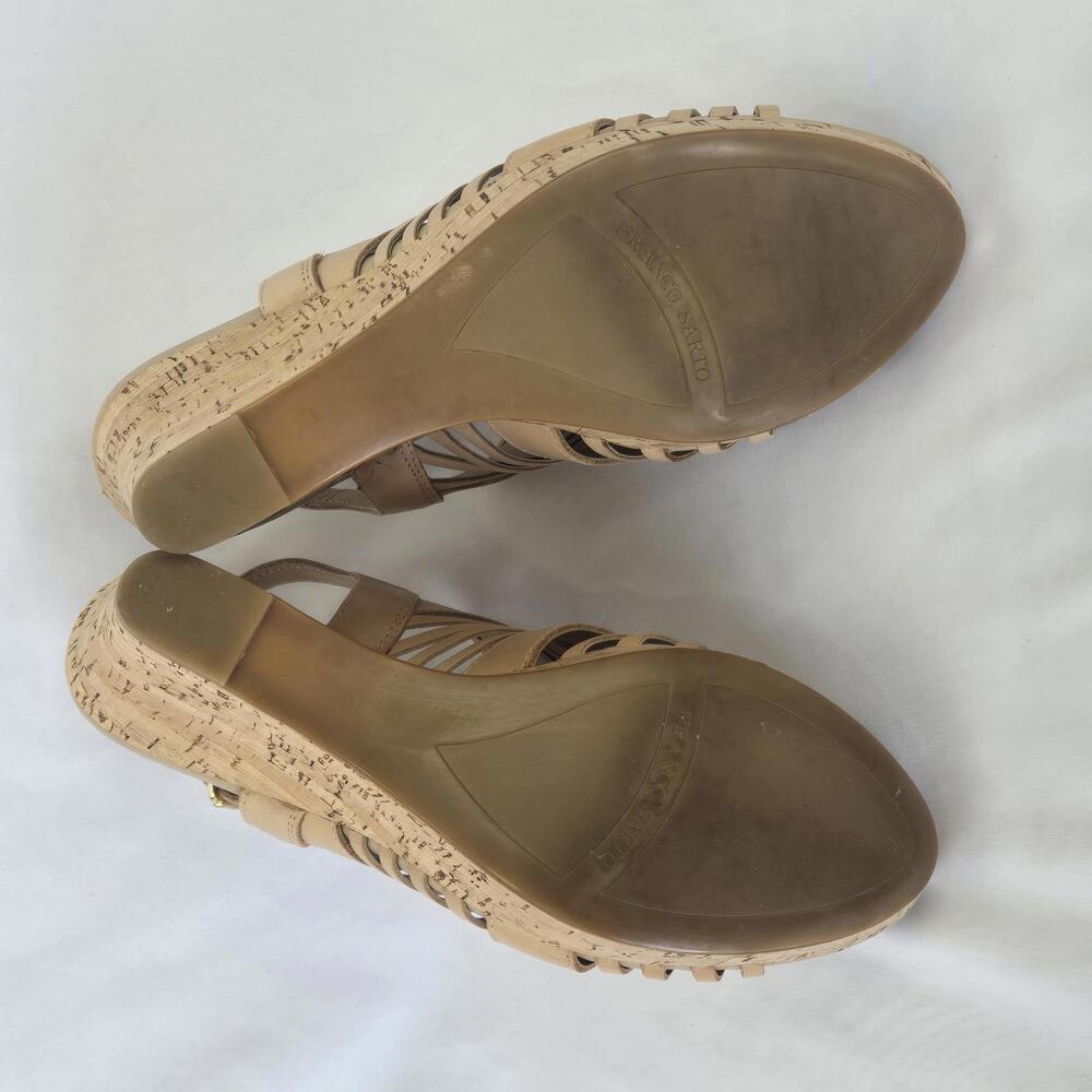 Franco Sarto Women's 10 Strappy Wedge Sandals - Picture 10 of 10